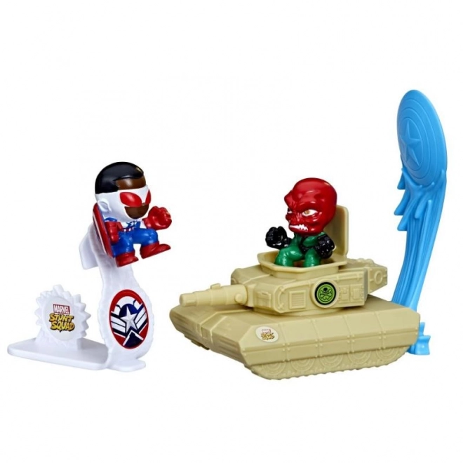 MARVEL AVENGERS STUNT SQUAD FIG AND FEATURE FIGURKY AST