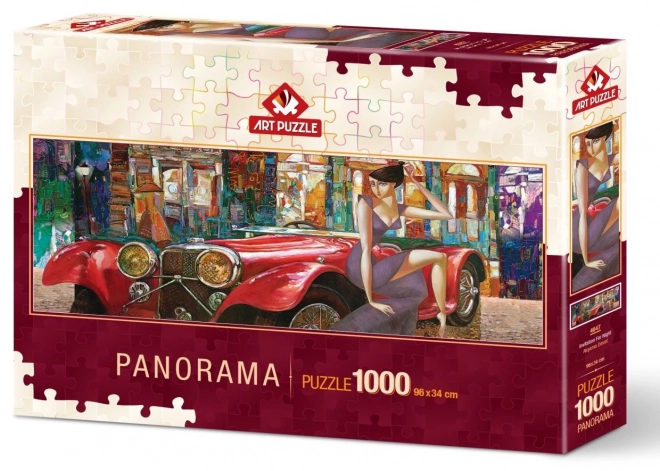 ART PUZZLE Panoramatické puzzle Pozvání na večer 1000 dílků