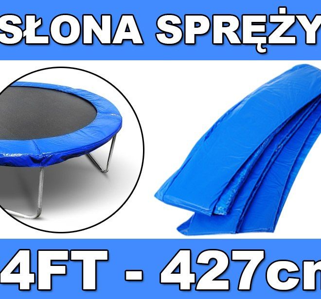 SkyRamiz Modrý ochranný límec pružin pro zahradní trampolínu 427 cm/14FT