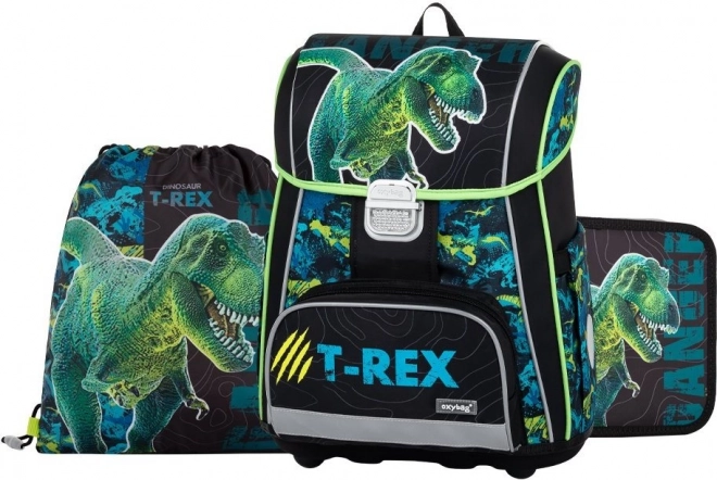 OXYBAG Školní set 3ks Premium Dinosaurus