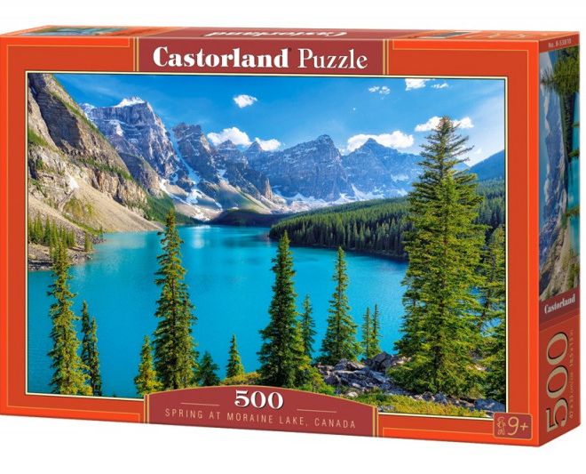 Puzzle 500 prvků Lake Moraine Kanada
