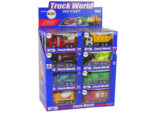 Auta Rookie Vehicles Friction Drive 8 Modely 1:55