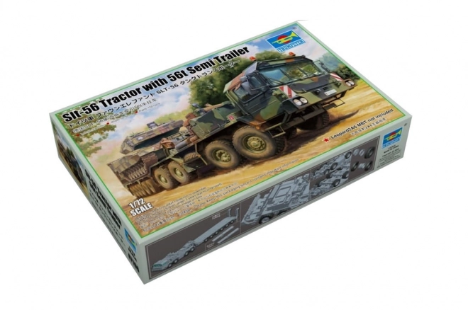 Plastikový model SLT-56 traktor s 56t návěsem
