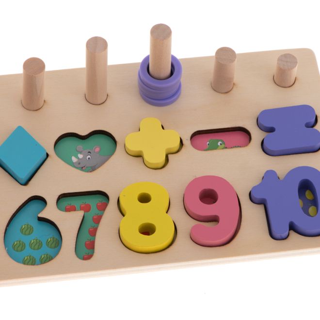 Edukační dřevěná hračka - počítadlo