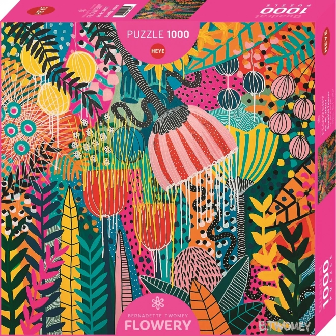 HEYE Čtvercové puzzle Flowery: Krásná budoucnost 1000 dílků