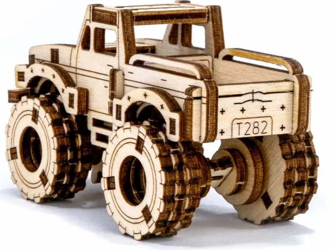 WOODEN CITY 3D puzzle Superfast Monster Truck 4