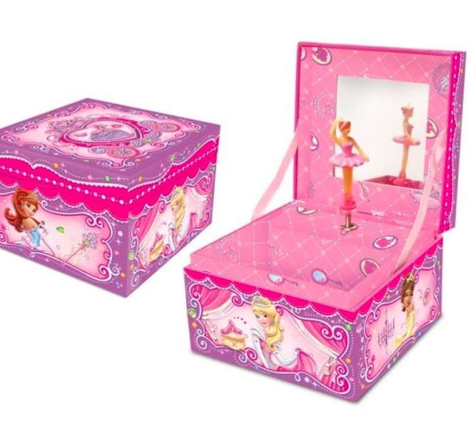 Pecoware Hrací skříňka se zásuvkou - Princezny