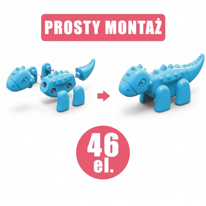 Konstrukční sada Dinozauři 2v1 stolní hra