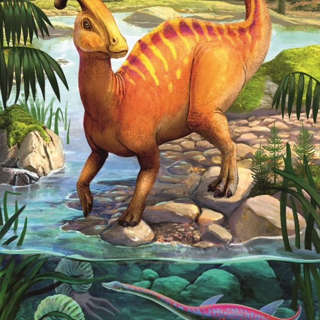 TREFL Puzzle Úžasní dinosauři: Parasaurolophus 54 dílků