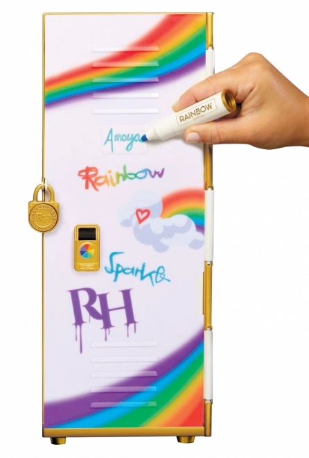 Školní skříňka Rainbow High stylová skříňka