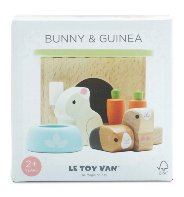 Le Toy Van Set Bunny & Guniea