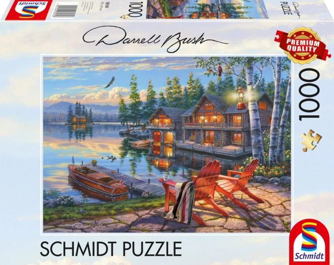 Puzzle Břehy jezera Loon Lake