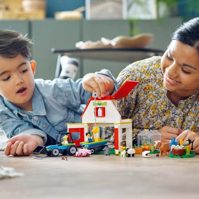 LEGO City 60346 Stodola a zvířátka z farmy