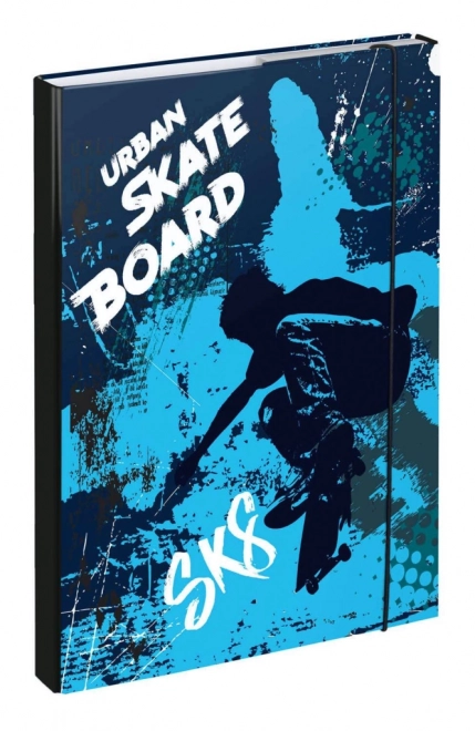 Školní desky na sešity A4 Skateboard