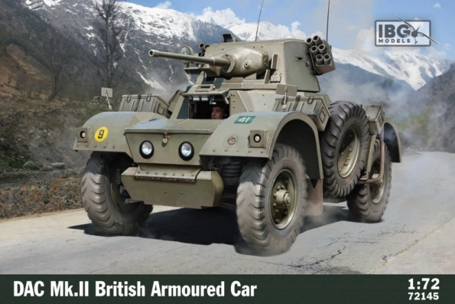 Plastikový model DAC Mk.II British Armoured Car 1/72