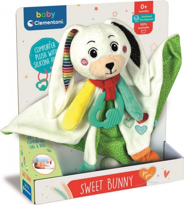 CLEMENTONI BABY Plyšový usínáček Sladký Bunny