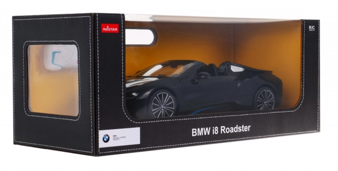 BMW i8 Roadster černý RASTAR model 1:12 Auto na dálkové ovládání + 2,4 GHz dálkové ovládání