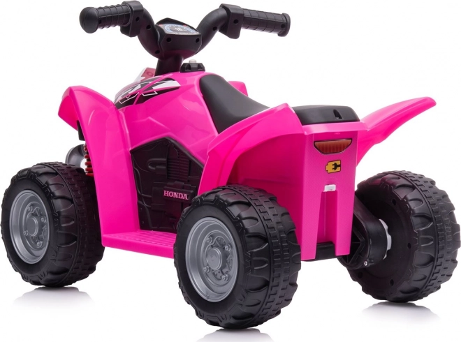 CHIPOLINO Elektrické vozítko Čtyřkolka 6V Honda s melodiemi ATV Pink