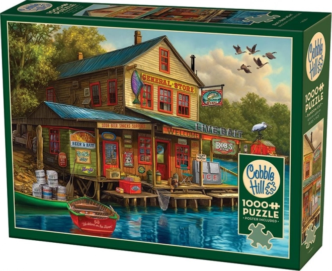 COBBLE HILL Puzzle Obchod Bob's Beer & Bait 1000 dílků