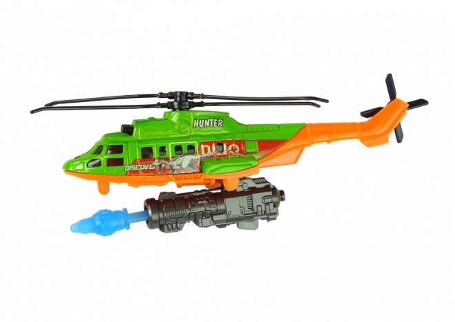 Sada vozidel Helikoptéra Dinosauři 6 kusů Barevné