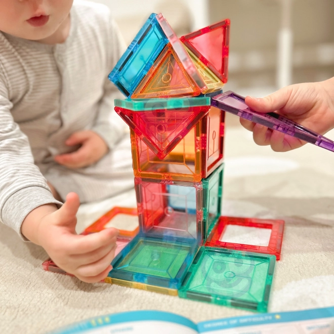 Magnetické stavební bloky Montessori WOOPIE