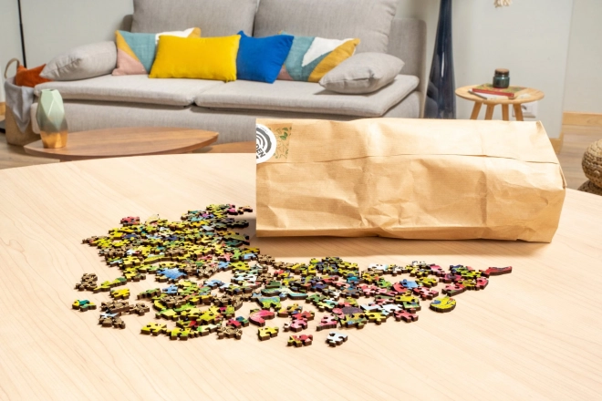 RAVENSBURGER Dřevěné puzzle Kouzelný les 500 dílků