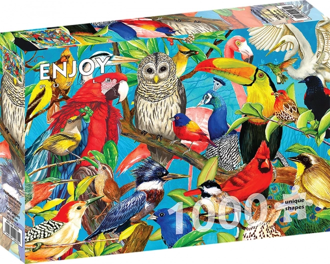 Opeřené šílenství puzzle 1000 dílků