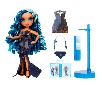 Rainbow High Fantastic Fashion Doll - MODRÁ - Skyler Bradshaw