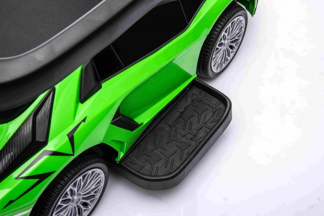 Lamborghini Aventador SV Green Push Ride, Pushher