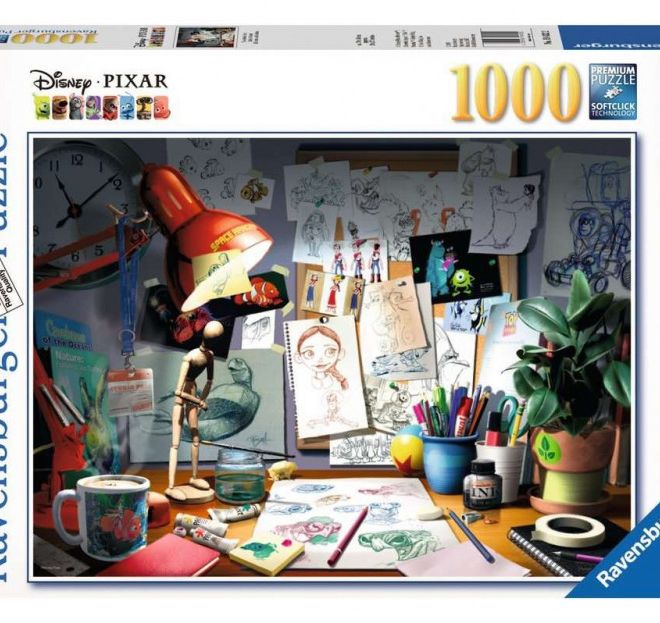 Puzzle 1000 prvků Artist's Desk