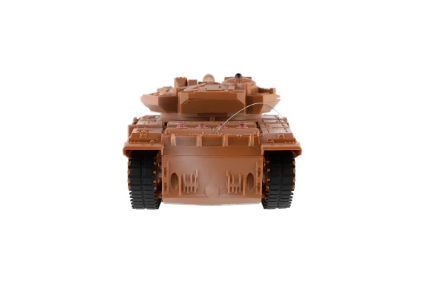 RC tank na dálkové ovládání se zvukem a světlem - 2 kusy