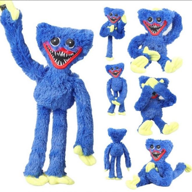 Plyšová hračka Huggy Wuggy - 40 cm – Modrý