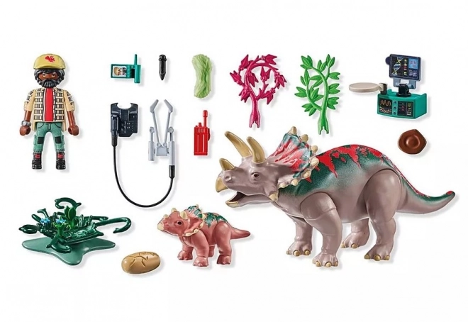 Sada figurek Triceratopsy PLAYMOBIL