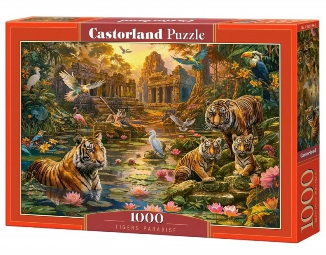 Puzzle 1000 prvků Tigers Paradise