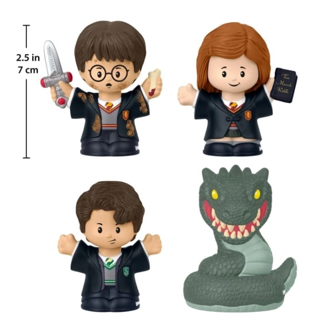 Sada figurek Little People Harry Potter 4-pack Chamber of Secrets (Tajemná komnata)