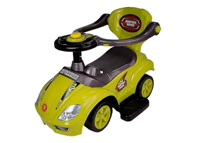 Mega Car 3v1 Push Ride Yellow