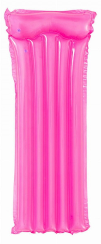 Barevná plážová matrace Transparentní 183 x 76 cm BESTWAY Pink
