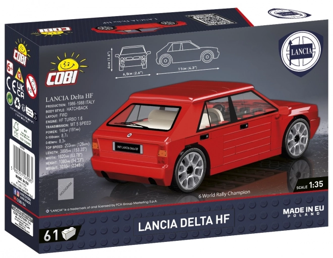 Polštářky Lancia Delta HF