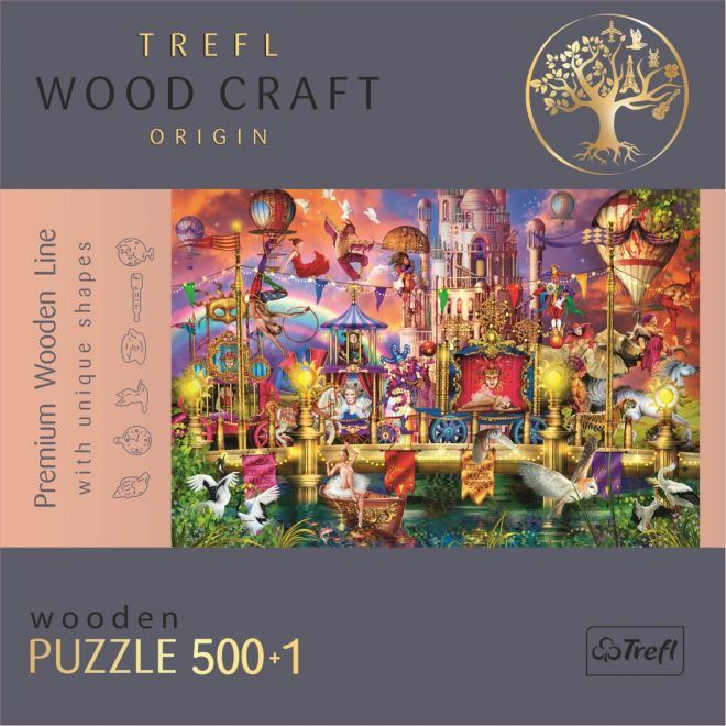 Puzzle dřevěné Magický svět 501 dílků
