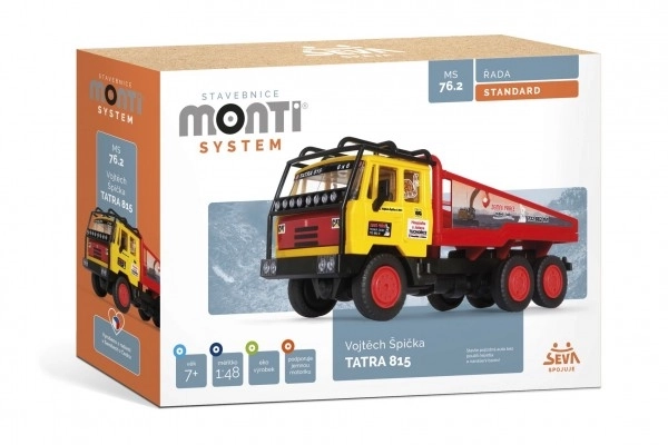 Stavebnice Monti System MS 76.2  Vojtěch Špička Tatra 815 1:48 v krabici 22x15x6cm