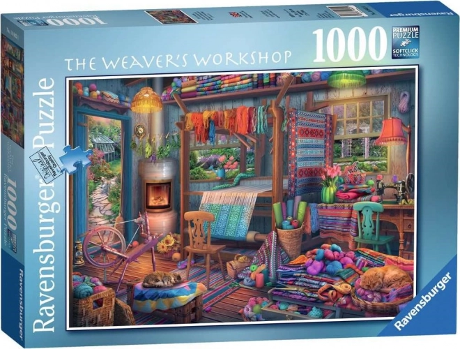 Puzzle Tkalcovská dílna 1000 dílků