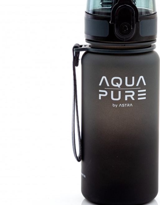 ASTRA Zdravá láhev na vodu Aqua Pure 400ml černo-šedá
