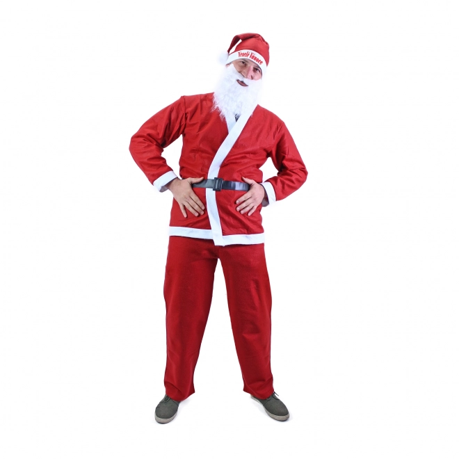 Kostým Santa Claus (bez vousů) pro dospělé