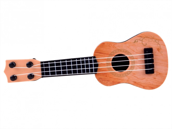 Mini ukulele pro děti 25 cm – světle hnědá