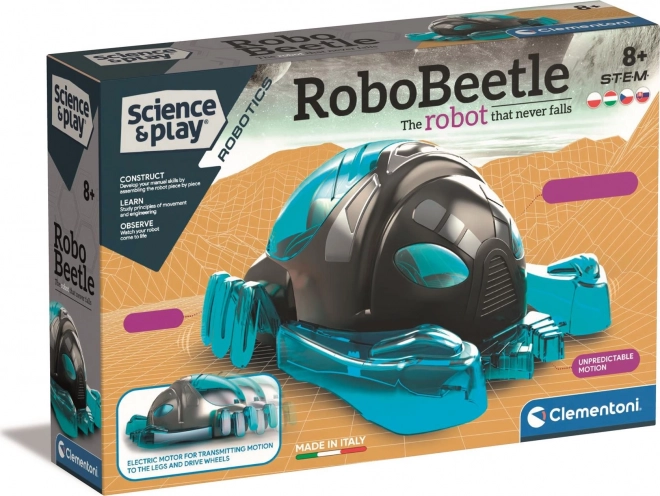 CLEMENTONI Science&Play Robotics: RoboBeetle - robot, který nikdy nespadne