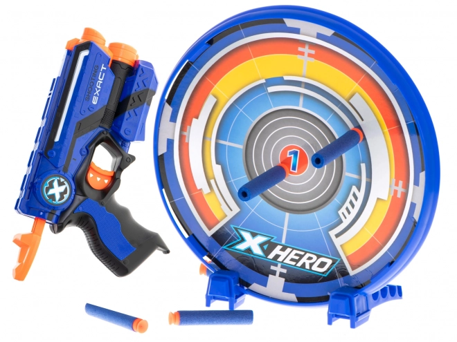 Pěnový samopal NERF + terč + 8 šipek