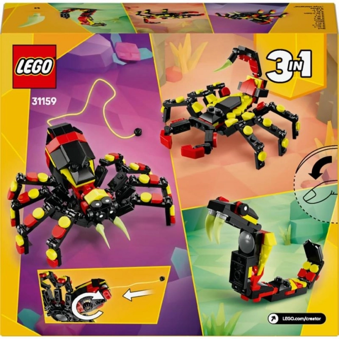 Lego Creator divoká zvířata pavučinový pavouk