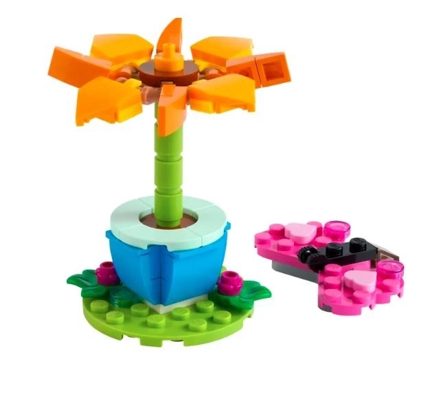 LEGO® 30417 Friends Zahradní Květina a Motýl