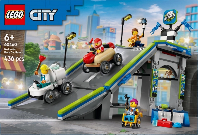 Lego City Bez hranic: Dráha s rampami pro závoďáky