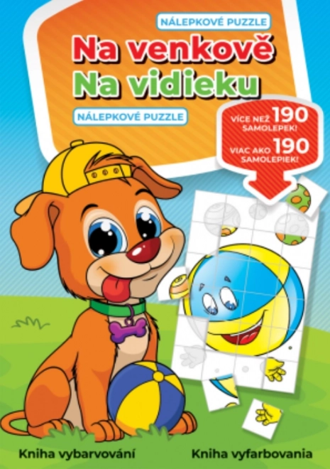 Svojtka & Co. Nálepkové puzzle Na venkově